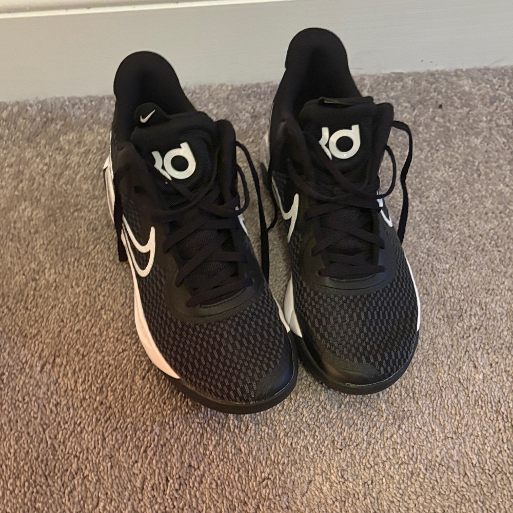 Nike Black and White KD Sneakers